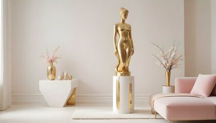 Photo interior modern design room 3d illustration