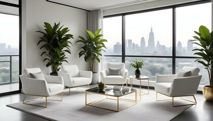 Photo interior modern design room 3d illustration