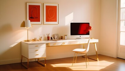 Photo interior modern design room 3d illustration