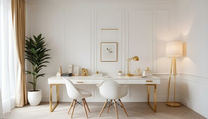 Photo interior modern design room 3d illustration