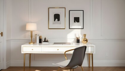 Fototapeta premium Photo interior modern design room 3d illustration