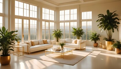 Photo interior modern design room 3d illustration