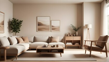 Photo interior modern design room 3d illustration