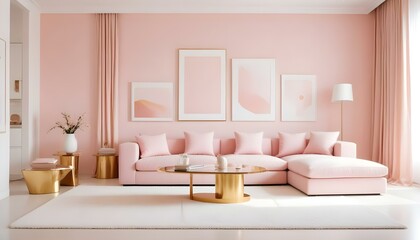 Photo interior modern design room 3d illustration