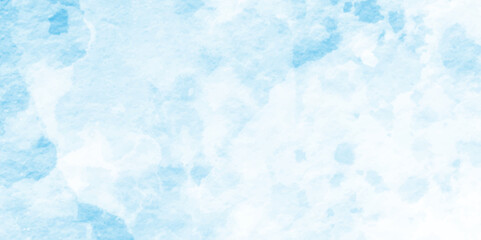 Vintage Blue watercolor background for your design,bright multicolor hand drawn illustration,Hand painted abstract soft sky blue watercolor sky and clouds,blue tone for wallpaper, graphics design. 