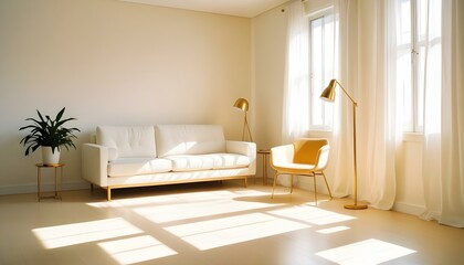 Fototapeta premium Photo interior modern design room 3d illustration