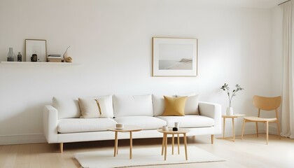 Fototapeta premium Photo interior modern design room 3d illustration