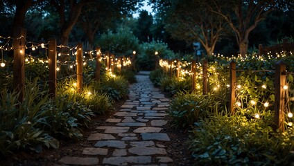 christmas tree at night