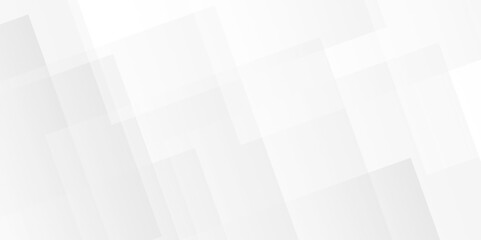 White square technology polygon minimal overlapping layer banner background. Abstract geometric minimal vector banner background transparent futuristic element concept. 