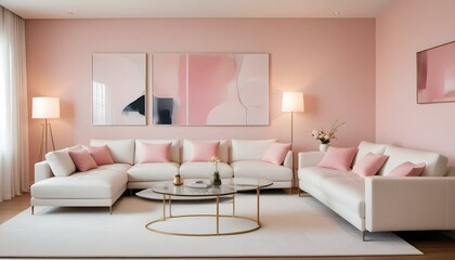 Photo interior modern design room 3d illustration