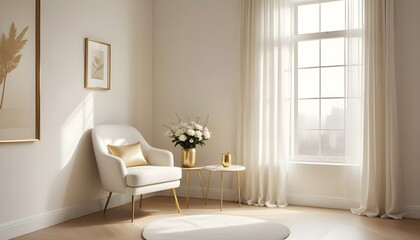 Photo interior modern design room 3d illustration