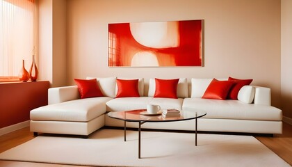Photo interior modern design room 3d illustration