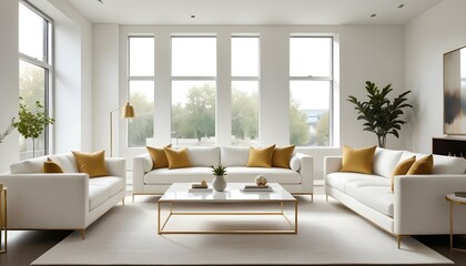 Fototapeta premium Photo interior modern design room 3d illustration