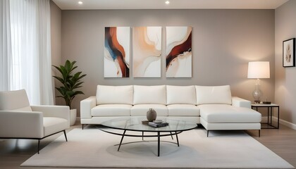 Photo interior modern design room 3d illustration
