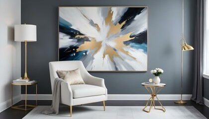 Photo interior modern design room 3d illustration