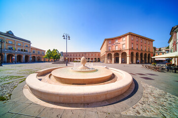Piazza Ganganelli in Santarcangelo d iRomagna