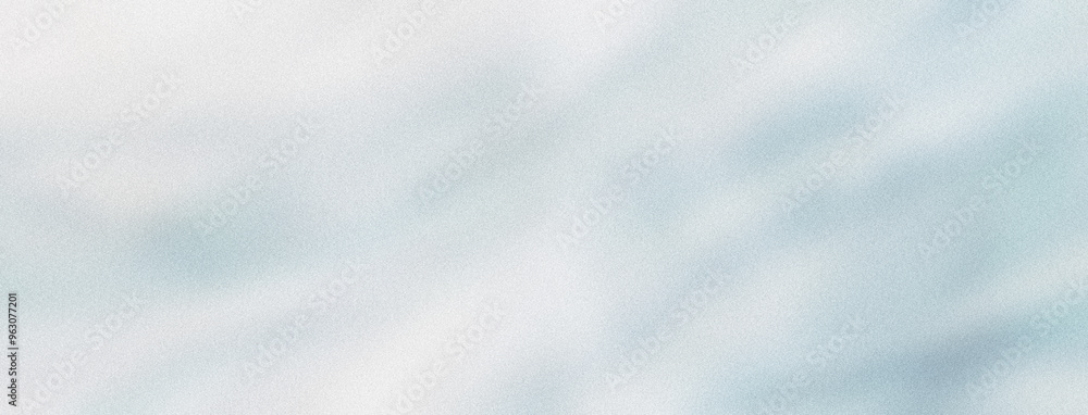 Poster noise textured soft abstract gradient background with pastel blue color and grain effect