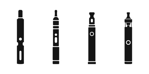 Vape icon. Electronic smoking symbol