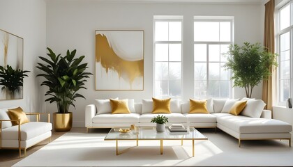 Photo interior modern design room 3d illustration