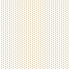 Abstract geometric pattern with circles, crosses, stripes, lines. Seamless vector background. White and gold ornament. Modern reticulated graphic design.