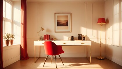 Photo interior modern design room 3d illustration
