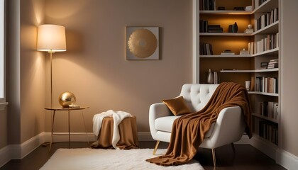 Photo interior modern design room 3d illustration