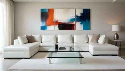 Photo interior modern design room 3d illustration
