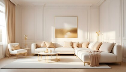Photo interior modern design room 3d illustration