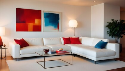 Photo interior modern design room 3d illustration