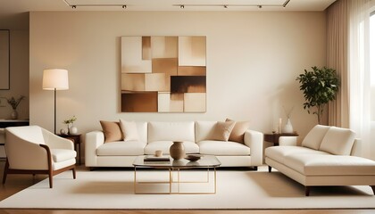 Photo interior modern design room 3d illustration