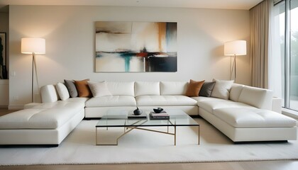 Photo interior modern design room 3d illustration
