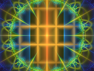 Imaginatory fractal abstract background Image