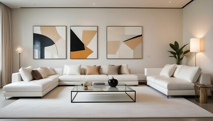 Photo interior modern design room 3d illustration