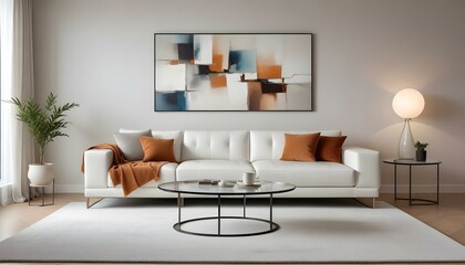 Photo interior modern design room 3d illustration
