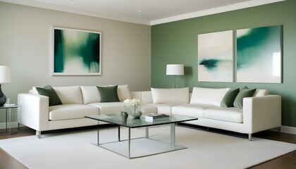 Photo interior modern design room 3d illustration