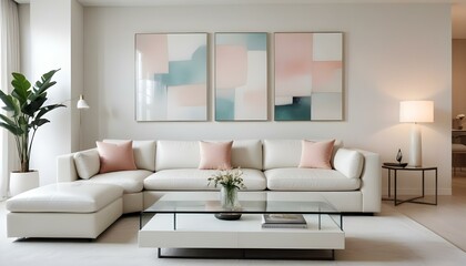 Photo interior modern design room 3d illustration