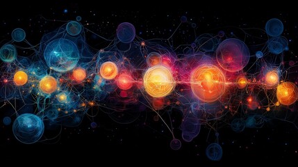 Interconnected Network of Colorful Energy