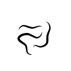 intestinal parasitic worm icon