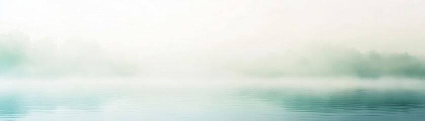 Fototapeta premium A soft, watercolor gradient with a foggy haze, invoking a sense of calm and relaxation