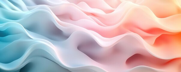 Flowing, creamy gradient with subtle transitions of color and light
