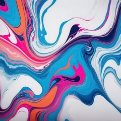 Colorful Ink Marble. Marble texture pattern an abstract background. Ideal for background or wallpaper.
