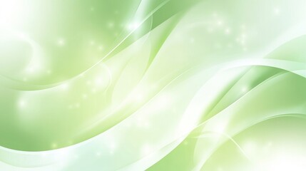 Obraz premium Elegant soft green abstract vector background with a shiny finish, smooth gradients, and subtle light effects for a calming aesthetic