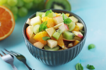 A bowl with fresh fruit