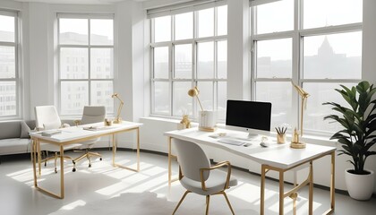 Fototapeta premium Photo interior modern design room 3d illustration