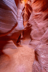Antelope Slot Canyon narrow passageway