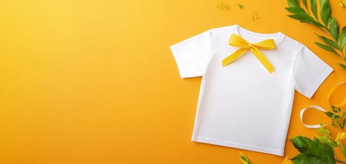 Unique handprinted Tshirt, customized design, flat design illustration