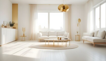 Photo interior modern design room 3d illustration