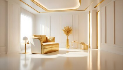 Photo interior modern design room 3d illustration