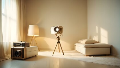 Photo interior modern design room 3d illustration