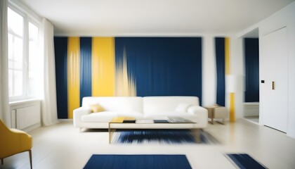 Photo interior modern design room 3d illustration